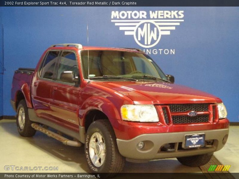 Toreador Red Metallic / Dark Graphite 2002 Ford Explorer Sport Trac 4x4
