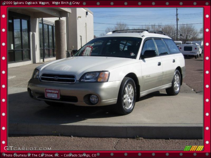 White Birch / Gray 2000 Subaru Outback Wagon