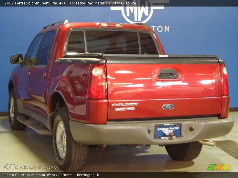 Toreador Red Metallic / Dark Graphite 2002 Ford Explorer Sport Trac 4x4