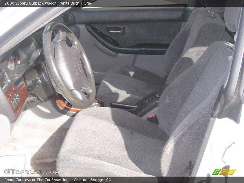 White Birch / Gray 2000 Subaru Outback Wagon