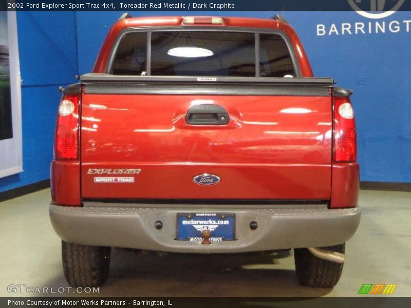Toreador Red Metallic / Dark Graphite 2002 Ford Explorer Sport Trac 4x4