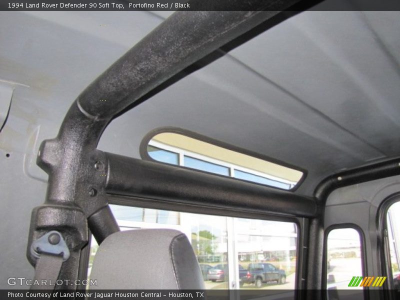 Portofino Red / Black 1994 Land Rover Defender 90 Soft Top