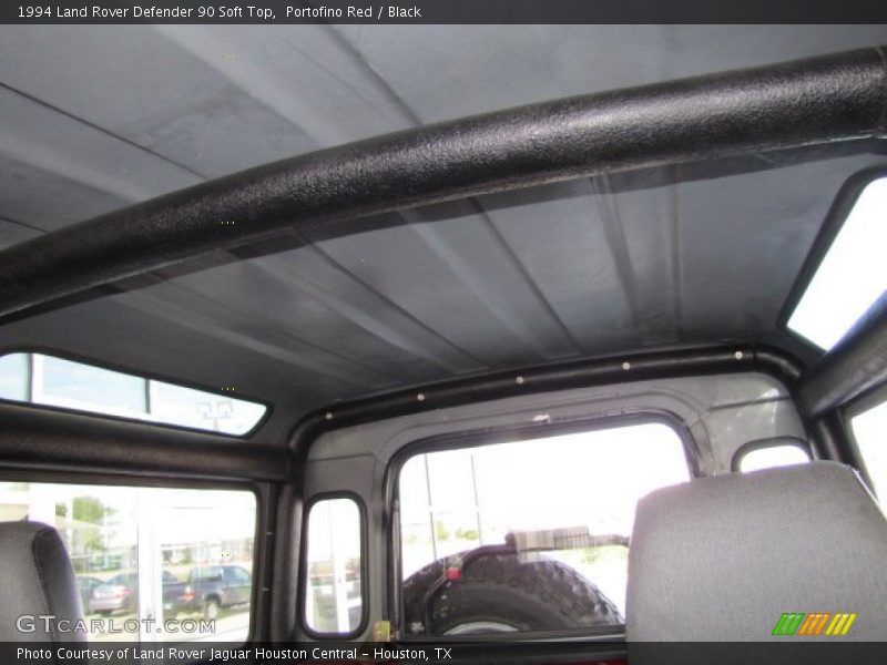 Portofino Red / Black 1994 Land Rover Defender 90 Soft Top