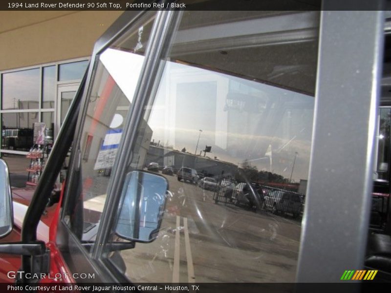 Portofino Red / Black 1994 Land Rover Defender 90 Soft Top