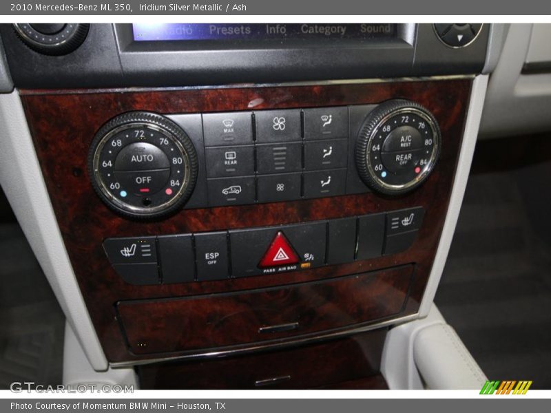 Iridium Silver Metallic / Ash 2010 Mercedes-Benz ML 350