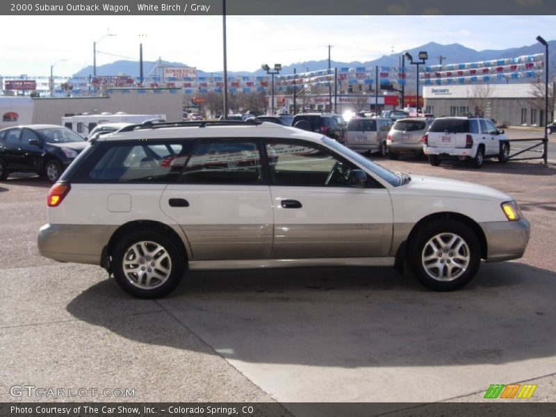 White Birch / Gray 2000 Subaru Outback Wagon