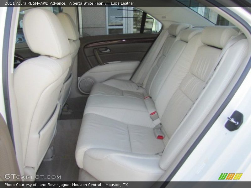 Alberta White Pearl / Taupe Leather 2011 Acura RL SH-AWD Advance