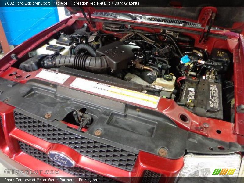 Toreador Red Metallic / Dark Graphite 2002 Ford Explorer Sport Trac 4x4