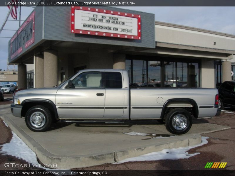 Bright Silver Metallic / Mist Gray 1999 Dodge Ram 2500 SLT Extended Cab