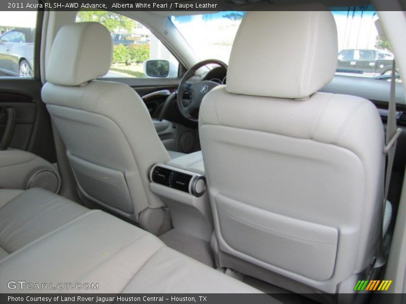 Alberta White Pearl / Taupe Leather 2011 Acura RL SH-AWD Advance