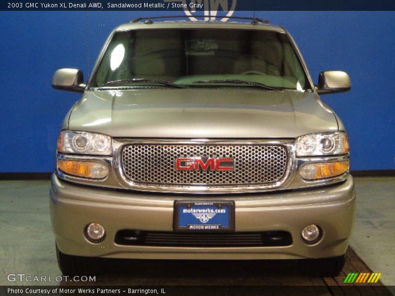 Sandalwood Metallic / Stone Gray 2003 GMC Yukon XL Denali AWD