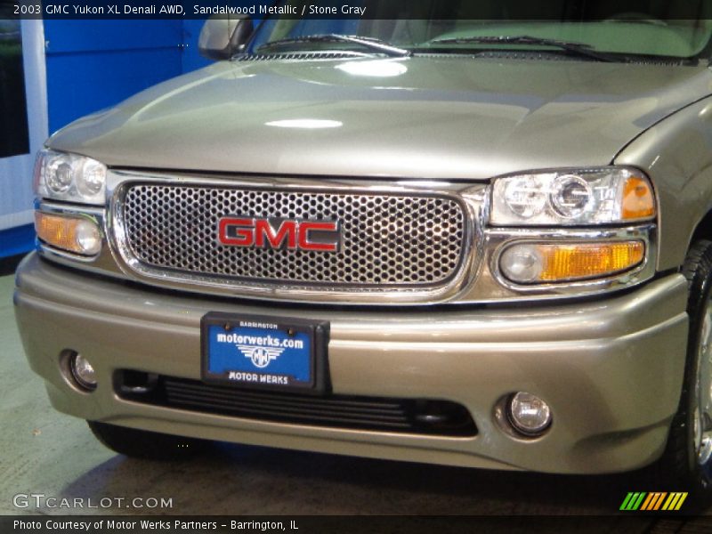 Sandalwood Metallic / Stone Gray 2003 GMC Yukon XL Denali AWD
