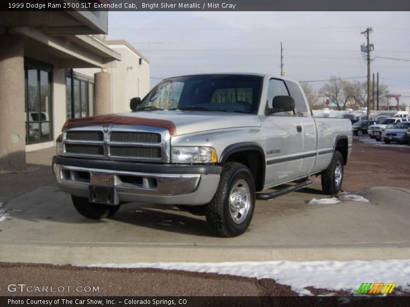 Bright Silver Metallic / Mist Gray 1999 Dodge Ram 2500 SLT Extended Cab