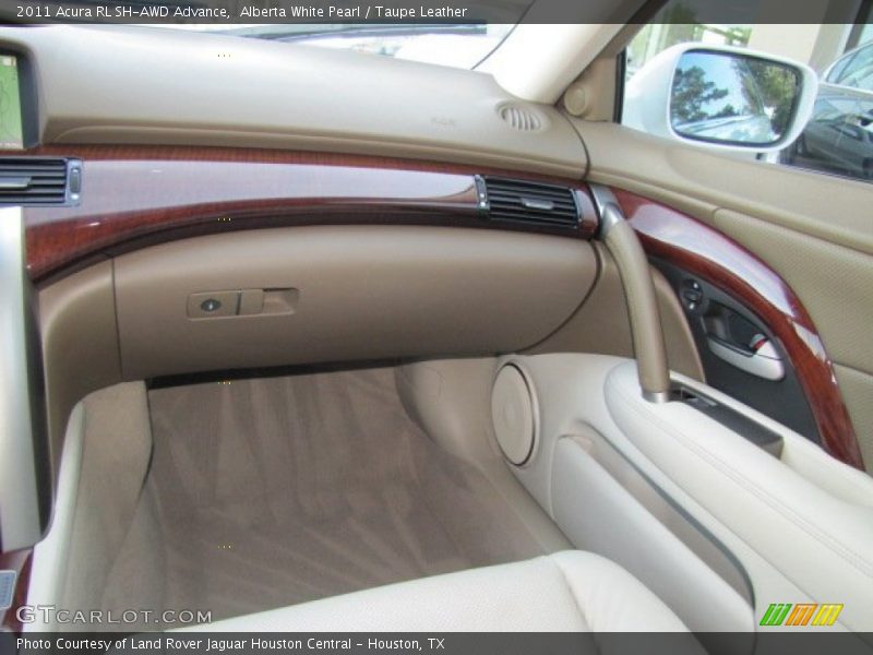 Alberta White Pearl / Taupe Leather 2011 Acura RL SH-AWD Advance
