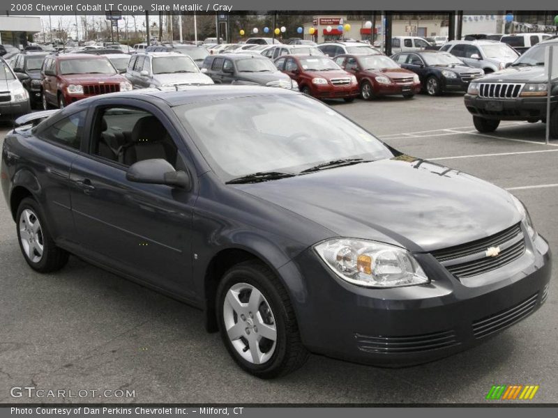 Slate Metallic / Gray 2008 Chevrolet Cobalt LT Coupe