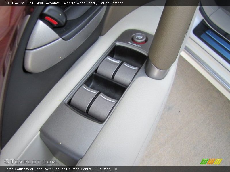 Alberta White Pearl / Taupe Leather 2011 Acura RL SH-AWD Advance