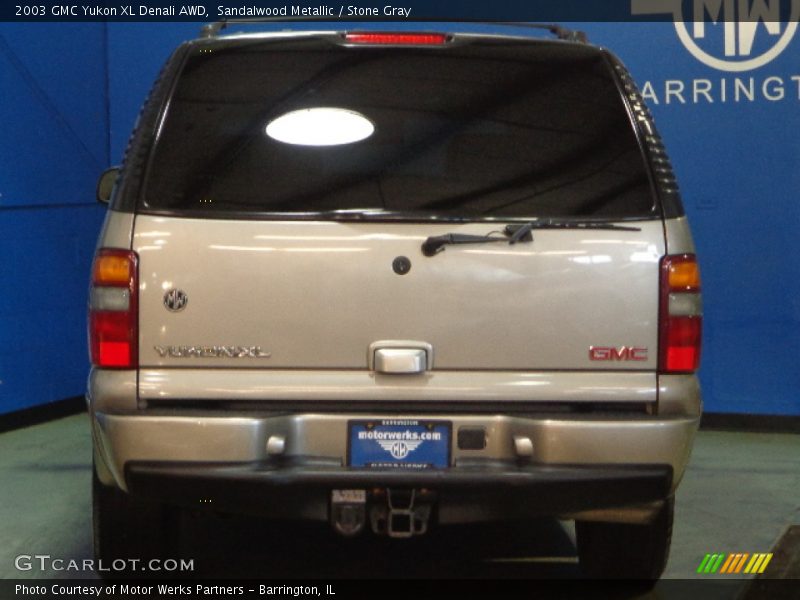 Sandalwood Metallic / Stone Gray 2003 GMC Yukon XL Denali AWD