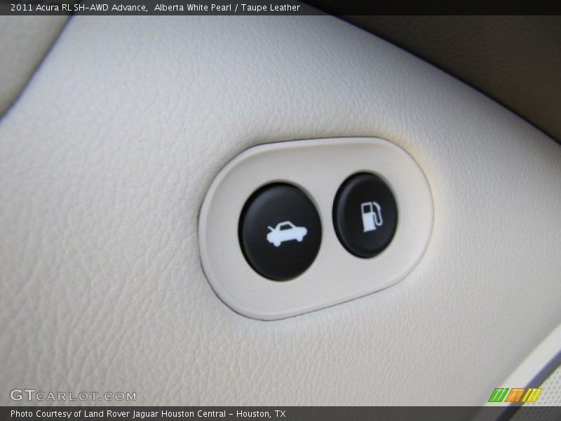 Alberta White Pearl / Taupe Leather 2011 Acura RL SH-AWD Advance