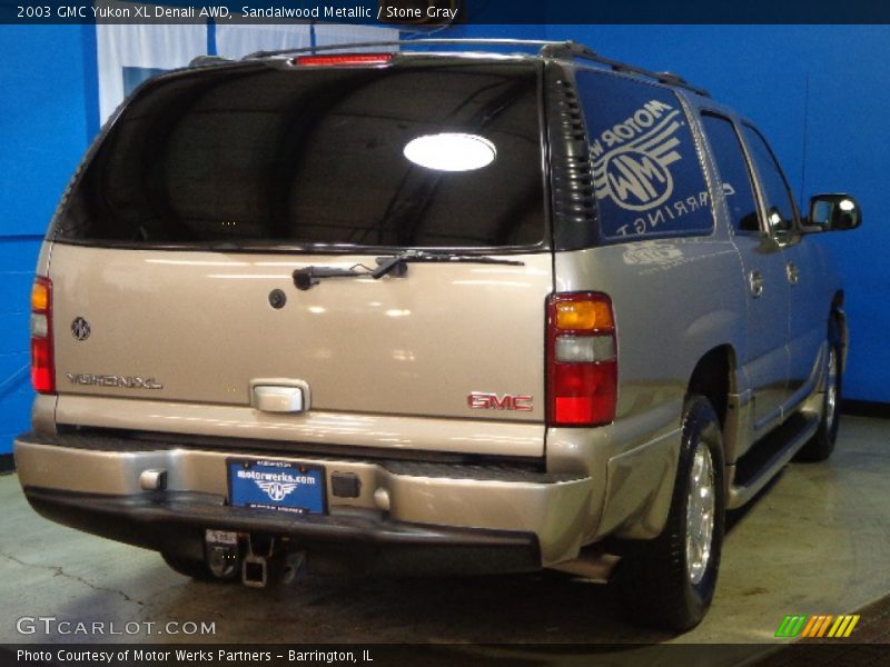 Sandalwood Metallic / Stone Gray 2003 GMC Yukon XL Denali AWD