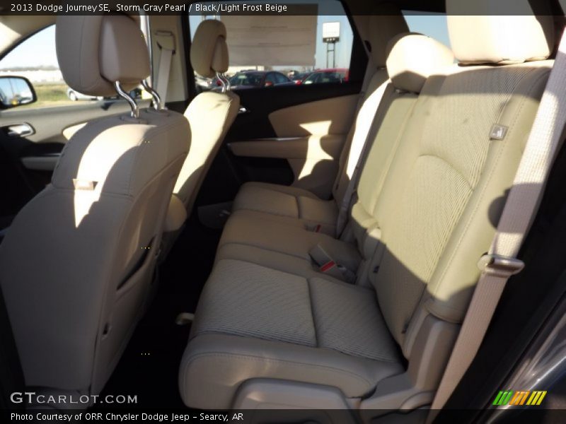 Storm Gray Pearl / Black/Light Frost Beige 2013 Dodge Journey SE