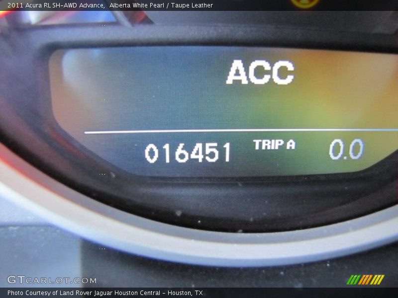 Alberta White Pearl / Taupe Leather 2011 Acura RL SH-AWD Advance