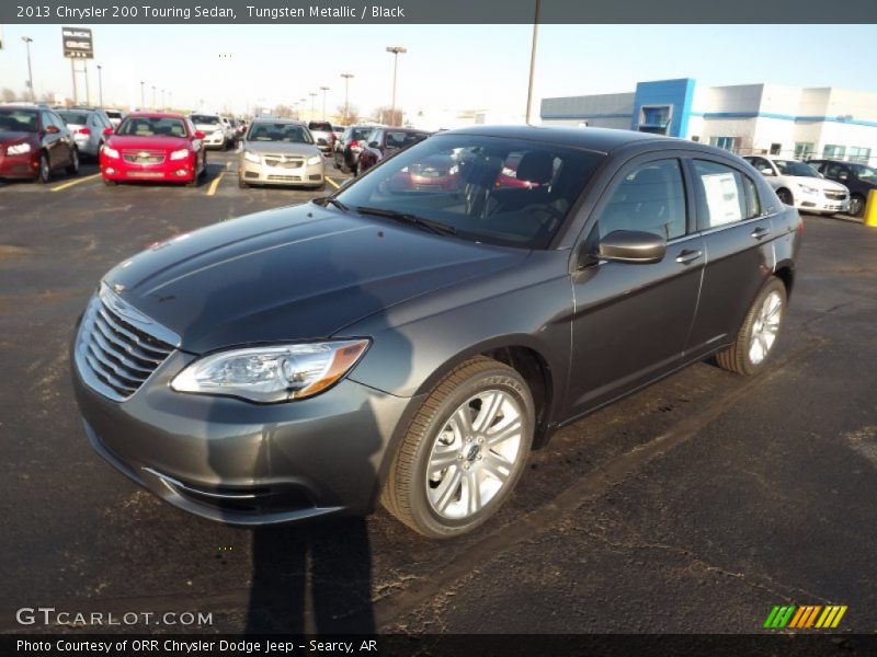 Tungsten Metallic / Black 2013 Chrysler 200 Touring Sedan