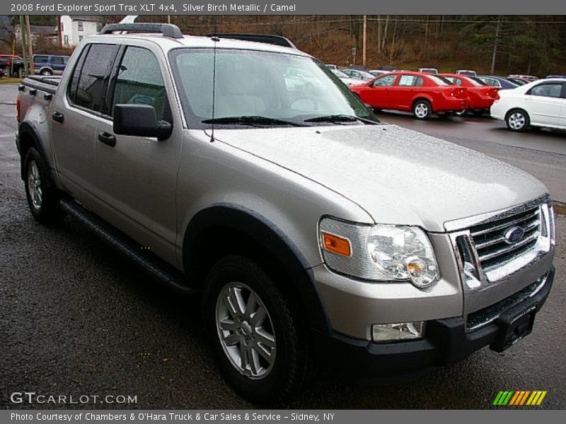 Silver Birch Metallic / Camel 2008 Ford Explorer Sport Trac XLT 4x4