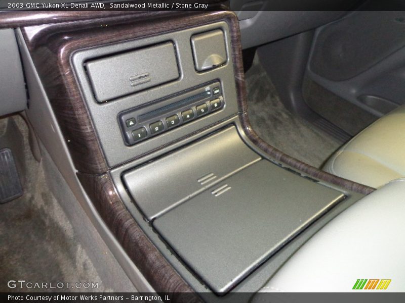 Sandalwood Metallic / Stone Gray 2003 GMC Yukon XL Denali AWD