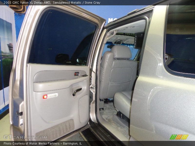 Sandalwood Metallic / Stone Gray 2003 GMC Yukon XL Denali AWD