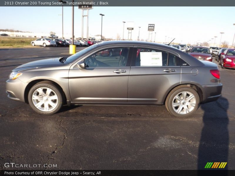 Tungsten Metallic / Black 2013 Chrysler 200 Touring Sedan