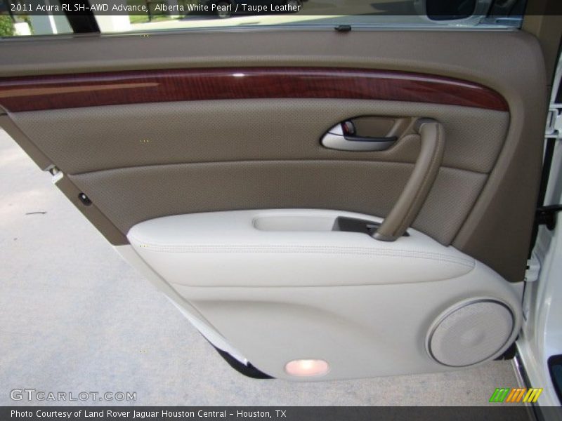 Alberta White Pearl / Taupe Leather 2011 Acura RL SH-AWD Advance