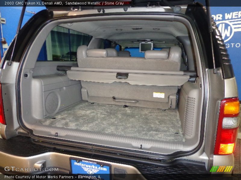 Sandalwood Metallic / Stone Gray 2003 GMC Yukon XL Denali AWD