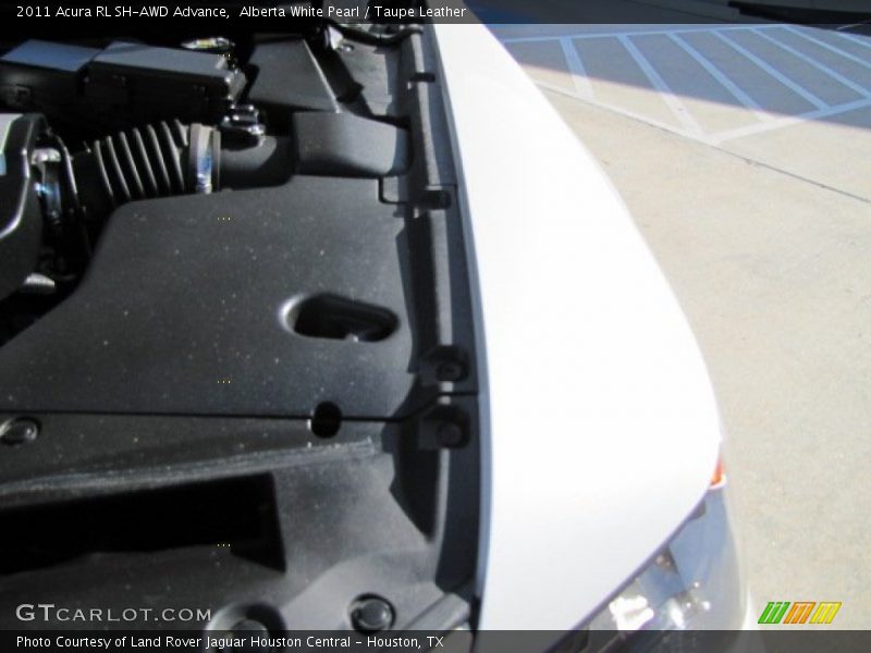 Alberta White Pearl / Taupe Leather 2011 Acura RL SH-AWD Advance