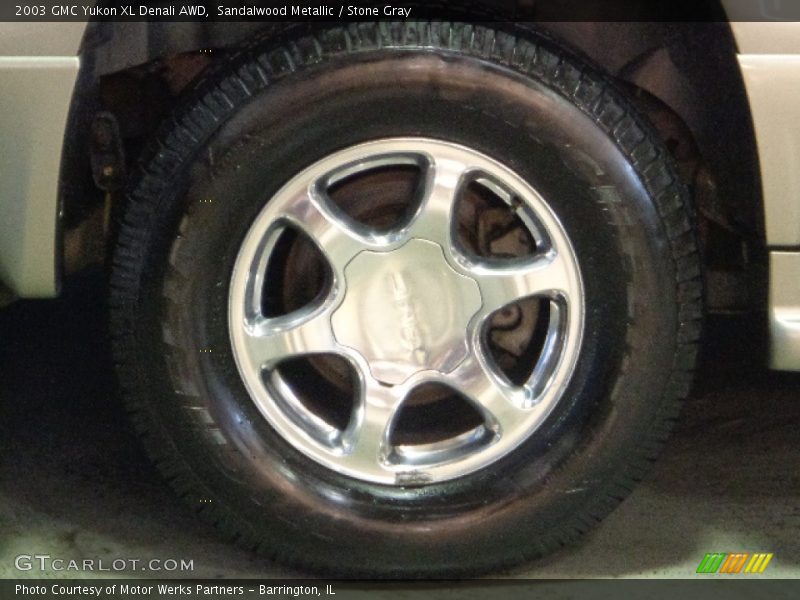 Sandalwood Metallic / Stone Gray 2003 GMC Yukon XL Denali AWD