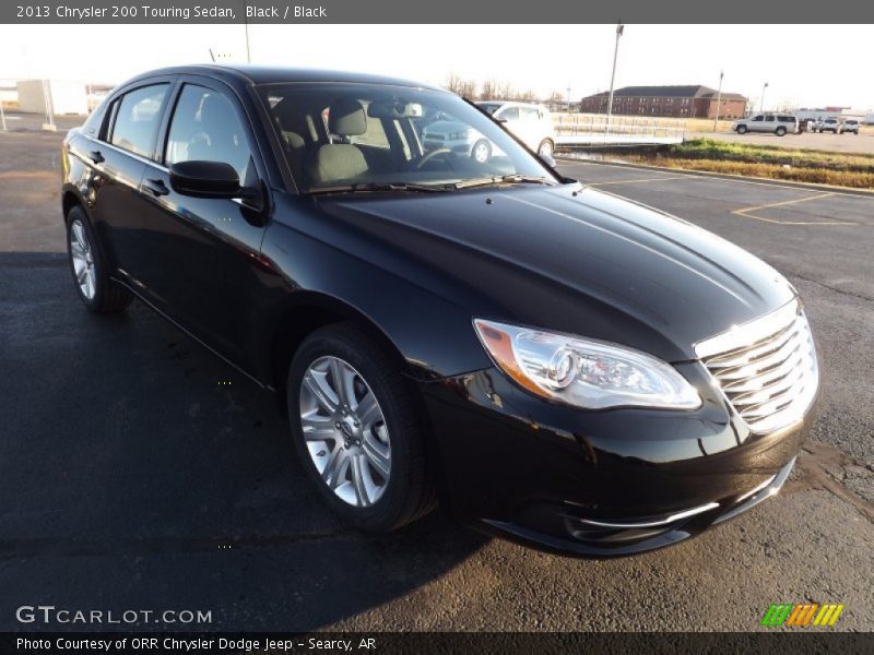 Black / Black 2013 Chrysler 200 Touring Sedan