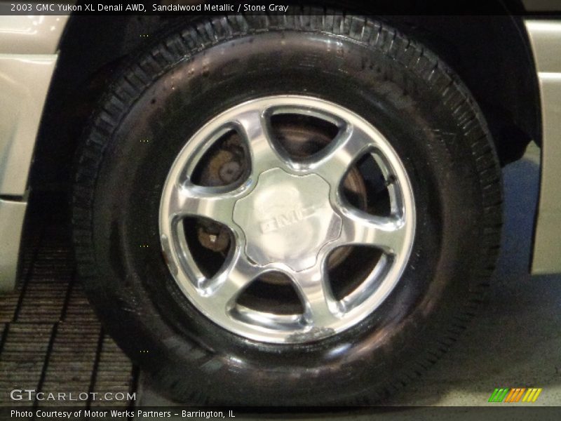 Sandalwood Metallic / Stone Gray 2003 GMC Yukon XL Denali AWD