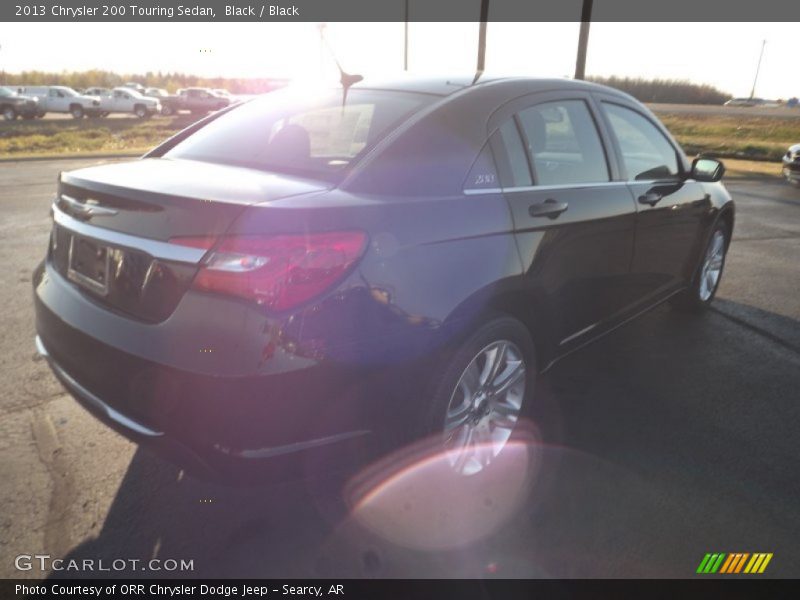 Black / Black 2013 Chrysler 200 Touring Sedan