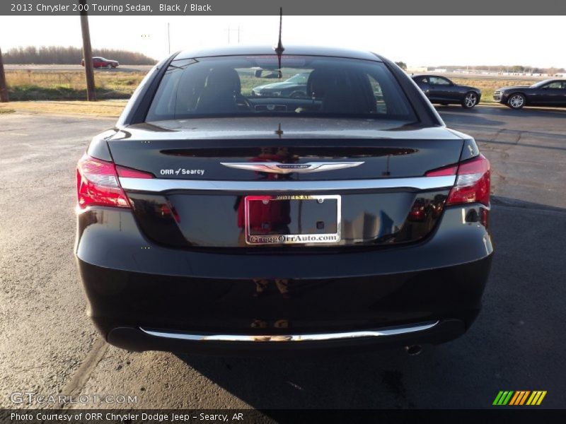 Black / Black 2013 Chrysler 200 Touring Sedan