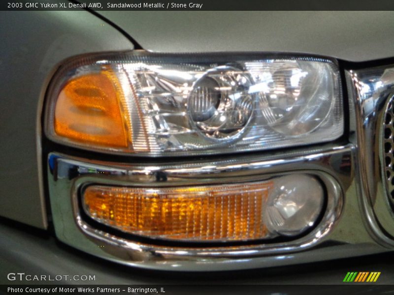 Sandalwood Metallic / Stone Gray 2003 GMC Yukon XL Denali AWD