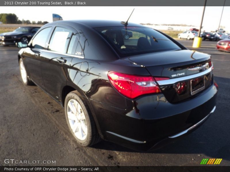 Black / Black 2013 Chrysler 200 Touring Sedan