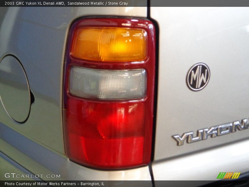 Sandalwood Metallic / Stone Gray 2003 GMC Yukon XL Denali AWD