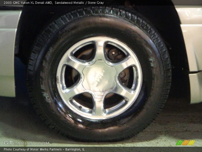 Sandalwood Metallic / Stone Gray 2003 GMC Yukon XL Denali AWD