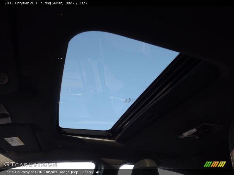 Black / Black 2013 Chrysler 200 Touring Sedan