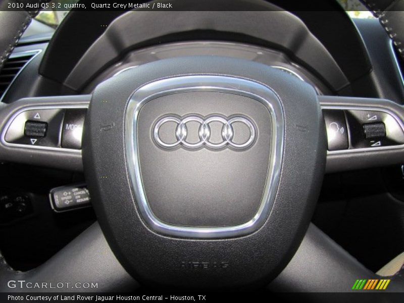 Quartz Grey Metallic / Black 2010 Audi Q5 3.2 quattro