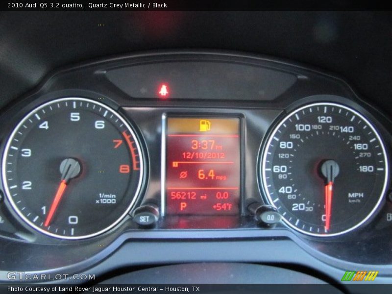 Quartz Grey Metallic / Black 2010 Audi Q5 3.2 quattro
