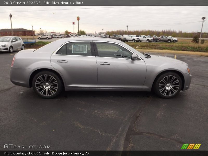Billet Silver Metallic / Black 2013 Chrysler 300 S V8