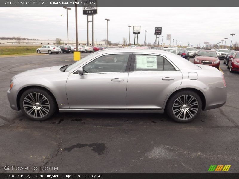 Billet Silver Metallic / Black 2013 Chrysler 300 S V8