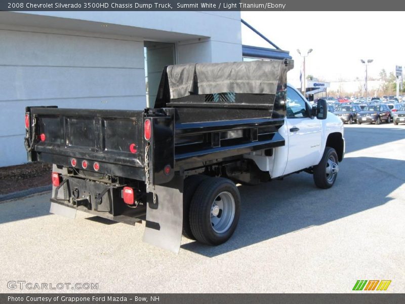 Summit White / Light Titanium/Ebony 2008 Chevrolet Silverado 3500HD Chassis Dump Truck