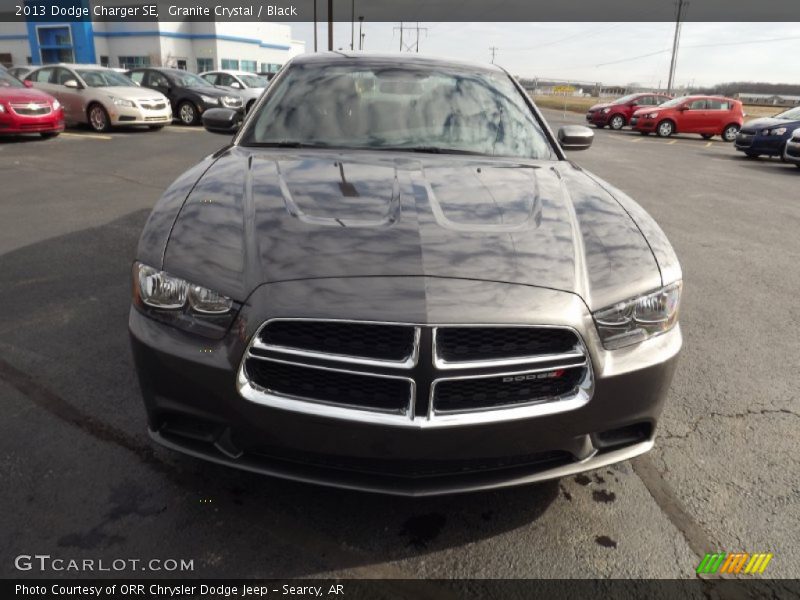 Granite Crystal / Black 2013 Dodge Charger SE