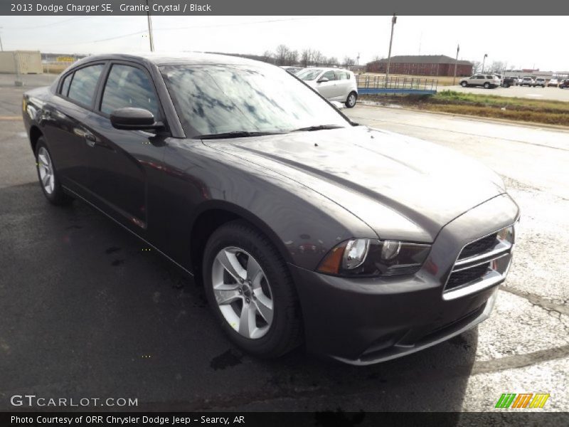 Granite Crystal / Black 2013 Dodge Charger SE